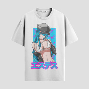 Playera urbana de anime y gaming ExtraLife MX, corte Classic Premium unisex ligero y transpirable en color Deep Black y Pure White, ropa de uso diario para gym y casual.