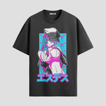 Playera urbana de anime y gaming ExtraLife MX, corte Classic Premium unisex ligero y transpirable en color Deep Black y Pure White, ropa de uso diario para gym y casual.