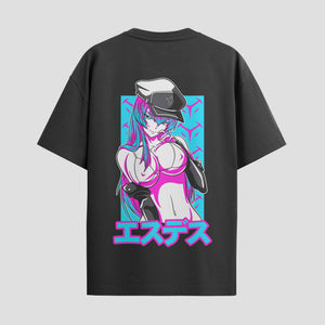 Playera urbana de anime y gaming ExtraLife MX, corte Classic Premium unisex ligero y transpirable en color Deep Black y Pure White, ropa de uso diario para gym y casual.