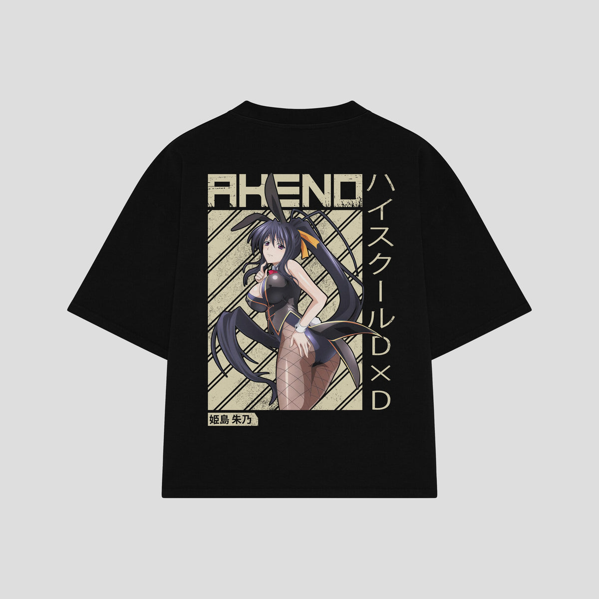 Playera streetwear premium de anime y gaming ExtraLife MX, corte oversized drop shoulder ligero y fresco en color Deep Black y Off-White, moda urbana mexicana de culto.