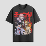 Playera urbana de anime y gaming ExtraLife MX, corte Classic Premium unisex ligero y transpirable en color Deep Black y Pure White, ropa de uso diario para gym y casual.
