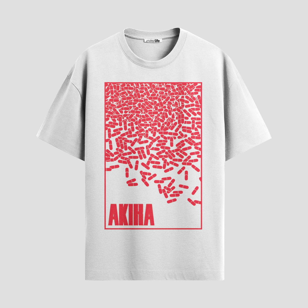 Playera urbana de anime y gaming ExtraLife MX, corte Classic Premium unisex ligero y transpirable en color Deep Black y Pure White, ropa de uso diario para gym y casual.