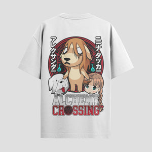 Playera urbana de anime y gaming ExtraLife MX, corte Classic Premium unisex ligero y transpirable en color Deep Black y Pure White, ropa de uso diario para gym y casual.