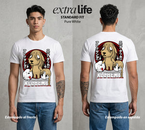 La Isla del Descanso | Transmutacion Isleña #00046 - Playera Standard Fit | Pure White - Foto en modelo