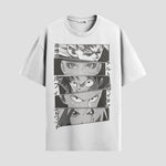Playera urbana de anime y gaming ExtraLife MX, corte Classic Premium unisex ligero y transpirable en color Deep Black y Pure White, ropa de uso diario para gym y casual.