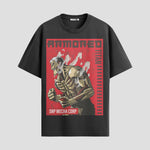 Playera urbana de anime y gaming ExtraLife MX, corte Classic Premium unisex ligero y transpirable en color Deep Black y Pure White, ropa de uso diario para gym y casual.