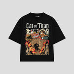 Playera streetwear premium de anime y gaming ExtraLife MX, corte oversized drop shoulder ligero y fresco en color Deep Black y Off-White, moda urbana mexicana de culto.