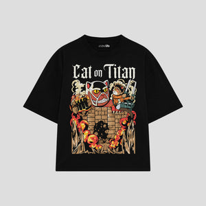 Playera streetwear premium de anime y gaming ExtraLife MX, corte oversized drop shoulder ligero y fresco en color Deep Black y Off-White, moda urbana mexicana de culto.