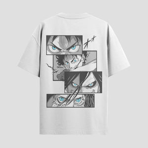 Playera urbana de anime y gaming ExtraLife MX, corte Classic Premium unisex ligero y transpirable en color Deep Black y Pure White, ropa de uso diario para gym y casual.