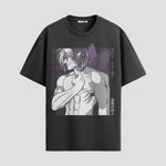 Playera urbana de anime y gaming ExtraLife MX, corte Classic Premium unisex ligero y transpirable en color Deep Black y Pure White, ropa de uso diario para gym y casual.