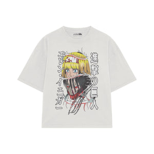 Playera streetwear premium de anime y gaming ExtraLife MX, corte oversized drop shoulder ligero y fresco en color Deep Black y Off-White, moda urbana mexicana de culto.