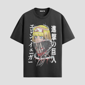 Playera urbana de anime y gaming ExtraLife MX, corte Classic Premium unisex ligero y transpirable en color Deep Black y Pure White, ropa de uso diario para gym y casual.
