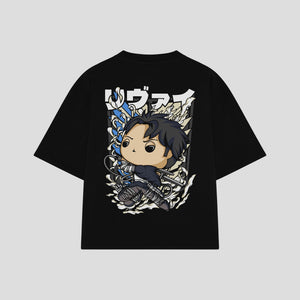 Playera streetwear premium de anime y gaming ExtraLife MX, corte oversized drop shoulder ligero y fresco en color Deep Black y Off-White, moda urbana mexicana de culto.