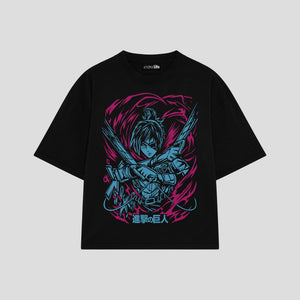 Playera streetwear premium de anime y gaming ExtraLife MX, corte oversized drop shoulder ligero y fresco en color Deep Black y Off-White, moda urbana mexicana de culto.