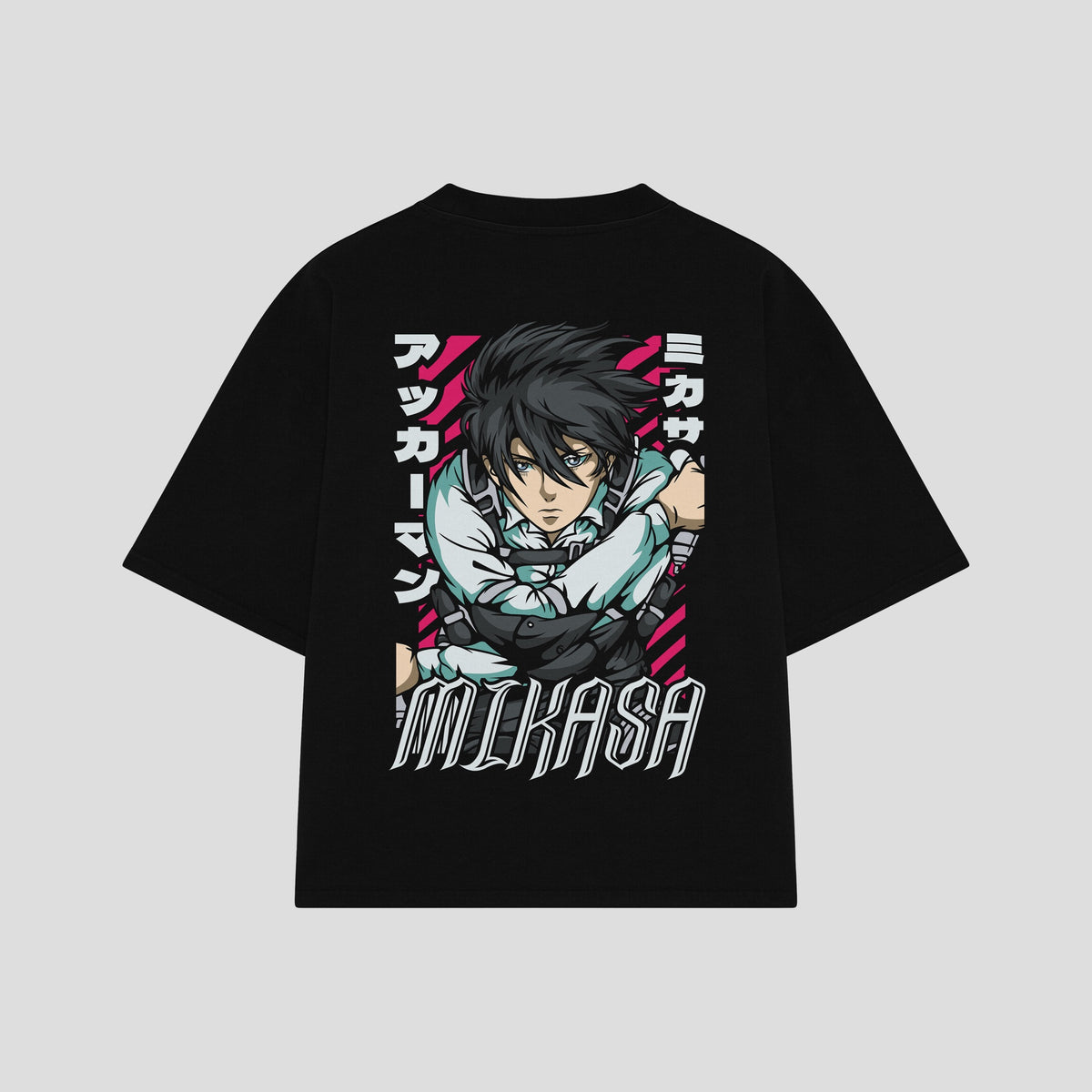 Playera streetwear premium de anime y gaming ExtraLife MX, corte oversized drop shoulder ligero y fresco en color Deep Black y Off-White, moda urbana mexicana de culto.