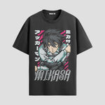 Playera urbana de anime y gaming ExtraLife MX, corte Classic Premium unisex ligero y transpirable en color Deep Black y Pure White, ropa de uso diario para gym y casual.