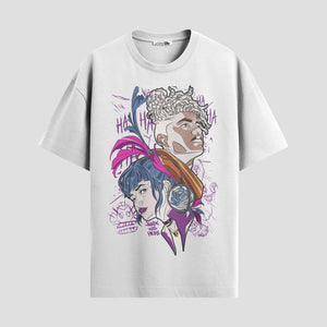 Playera urbana de anime y gaming ExtraLife MX, corte Classic Premium unisex ligero y transpirable en color Deep Black y Pure White, ropa de uso diario para gym y casual.