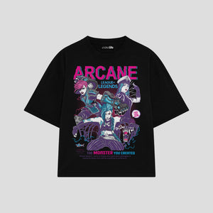 Playera streetwear premium de anime y gaming ExtraLife MX, corte oversized drop shoulder ligero y fresco en color Deep Black y Off-White, moda urbana mexicana de culto.
