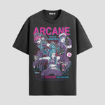 Playera urbana de anime y gaming ExtraLife MX, corte Classic Premium unisex ligero y transpirable en color Deep Black y Pure White, ropa de uso diario para gym y casual.