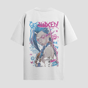 Playera urbana de anime y gaming ExtraLife MX, corte Classic Premium unisex ligero y transpirable en color Deep Black y Pure White, ropa de uso diario para gym y casual.