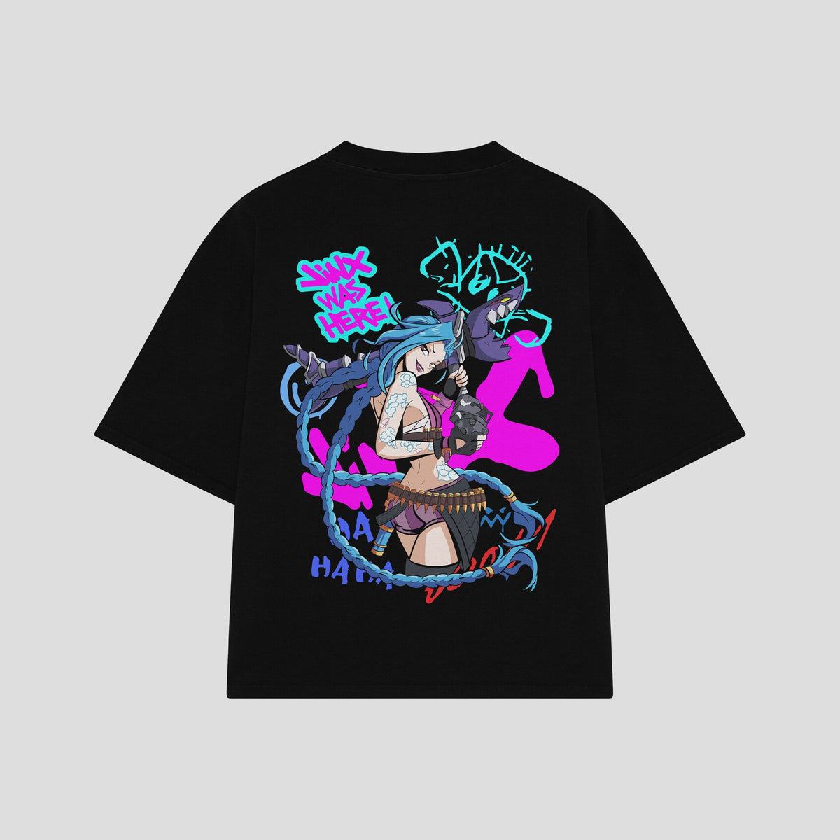 Playera streetwear premium de anime y gaming ExtraLife MX, corte oversized drop shoulder ligero y fresco en color Deep Black y Off-White, moda urbana mexicana de culto.