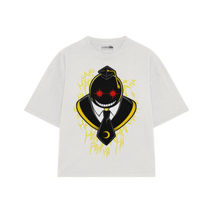 Playera streetwear premium de anime y gaming ExtraLife MX, corte oversized drop shoulder ligero y fresco en color Deep Black y Off-White, moda urbana mexicana de culto.