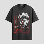 Playera urbana de anime y gaming ExtraLife MX, corte Classic Premium unisex ligero y transpirable en color Deep Black y Pure White, ropa de uso diario para gym y casual.