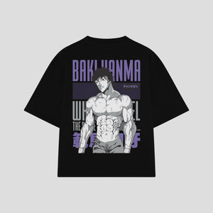 Playera streetwear premium de anime y gaming ExtraLife MX, corte oversized drop shoulder ligero y fresco en color Deep Black y Off-White, moda urbana mexicana de culto.