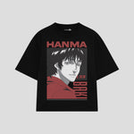 Playera streetwear premium de anime y gaming ExtraLife MX, corte oversized drop shoulder ligero y fresco en color Deep Black y Off-White, moda urbana mexicana de culto.