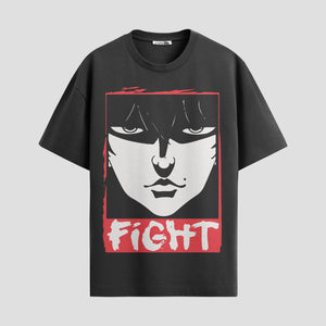 Playera urbana de anime y gaming ExtraLife MX, corte Classic Premium unisex ligero y transpirable en color Deep Black y Pure White, ropa de uso diario para gym y casual.