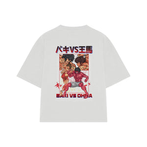 Playera streetwear premium de anime y gaming ExtraLife MX, corte oversized drop shoulder ligero y fresco en color Deep Black y Off-White, moda urbana mexicana de culto.