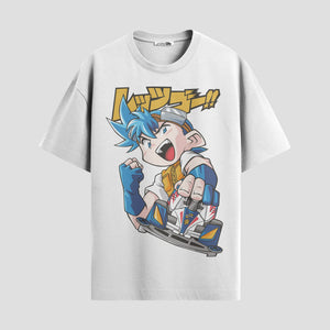 Playera urbana de anime y gaming ExtraLife MX, corte Classic Premium unisex ligero y transpirable en color Deep Black y Pure White, ropa de uso diario para gym y casual.