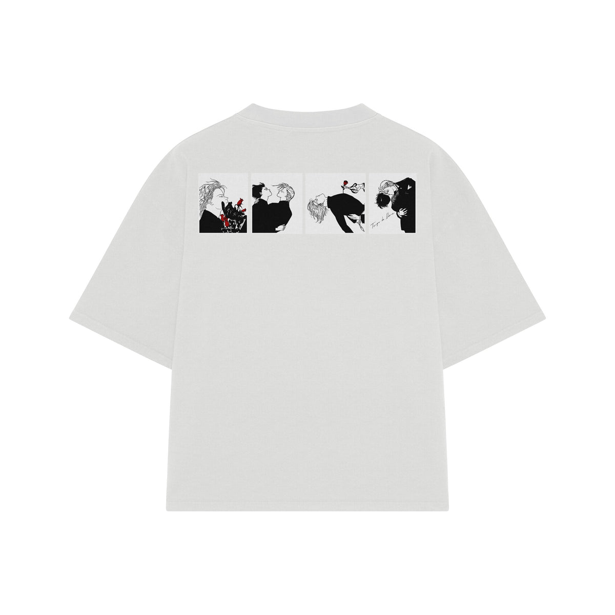 Playera streetwear premium de anime y gaming ExtraLife MX, corte oversized drop shoulder ligero y fresco en color Deep Black y Off-White, moda urbana mexicana de culto.