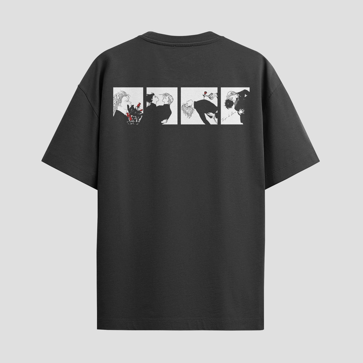 Playera urbana de anime y gaming ExtraLife MX, corte Classic Premium unisex ligero y transpirable en color Deep Black y Pure White, ropa de uso diario para gym y casual.