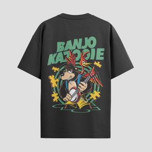 Playera urbana de anime y gaming ExtraLife MX, corte Classic Premium unisex ligero y transpirable en color Deep Black y Pure White, ropa de uso diario para gym y casual.