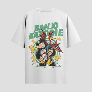 Playera urbana de anime y gaming ExtraLife MX, corte Classic Premium unisex ligero y transpirable en color Deep Black y Pure White, ropa de uso diario para gym y casual.