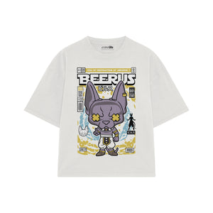Playera streetwear premium de anime y gaming ExtraLife MX, corte oversized drop shoulder ligero y fresco en color Deep Black y Off-White, moda urbana mexicana de culto.