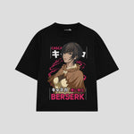 Playera streetwear premium de anime y gaming ExtraLife MX, corte oversized drop shoulder ligero y fresco en color Deep Black y Off-White, moda urbana mexicana de culto.