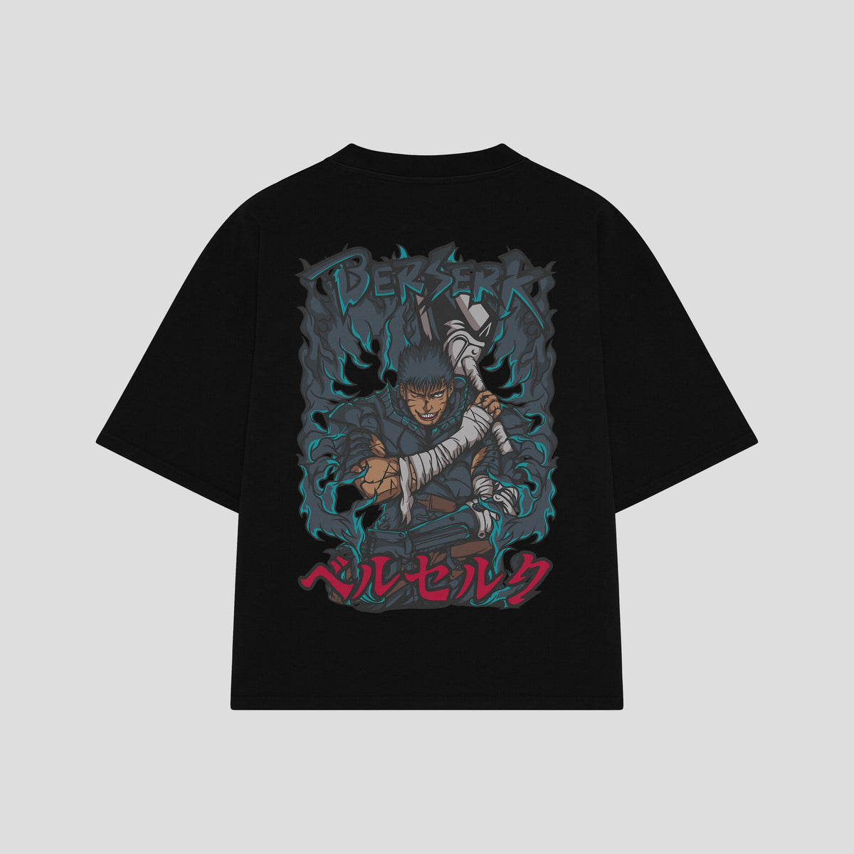 Playera streetwear premium de anime y gaming ExtraLife MX, corte oversized drop shoulder ligero y fresco en color Deep Black y Off-White, moda urbana mexicana de culto.