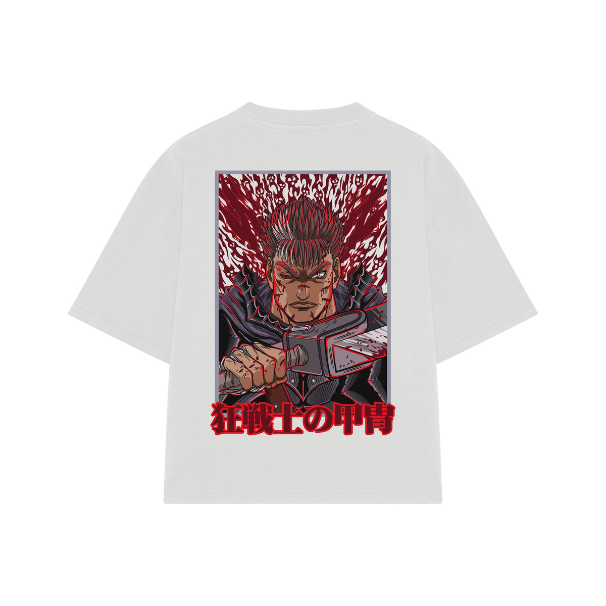 Playera streetwear premium de anime y gaming ExtraLife MX, corte oversized drop shoulder ligero y fresco en color Deep Black y Off-White, moda urbana mexicana de culto.