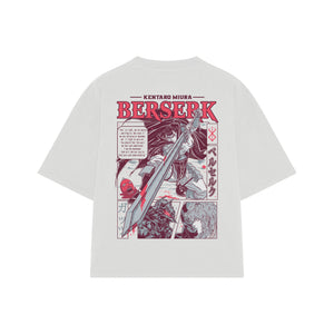 Playera streetwear premium de anime y gaming ExtraLife MX, corte oversized drop shoulder ligero y fresco en color Deep Black y Off-White, moda urbana mexicana de culto.