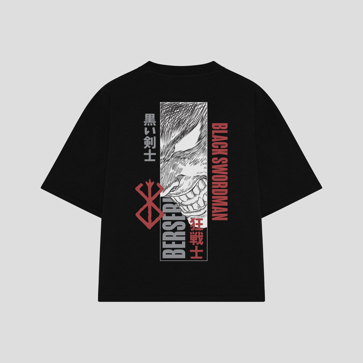 Playera streetwear premium de anime y gaming ExtraLife MX, corte oversized drop shoulder ligero y fresco en color Deep Black y Off-White, moda urbana mexicana de culto.