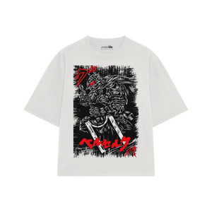 Playera streetwear premium de anime y gaming ExtraLife MX, corte oversized drop shoulder ligero y fresco en color Deep Black y Off-White, moda urbana mexicana de culto.