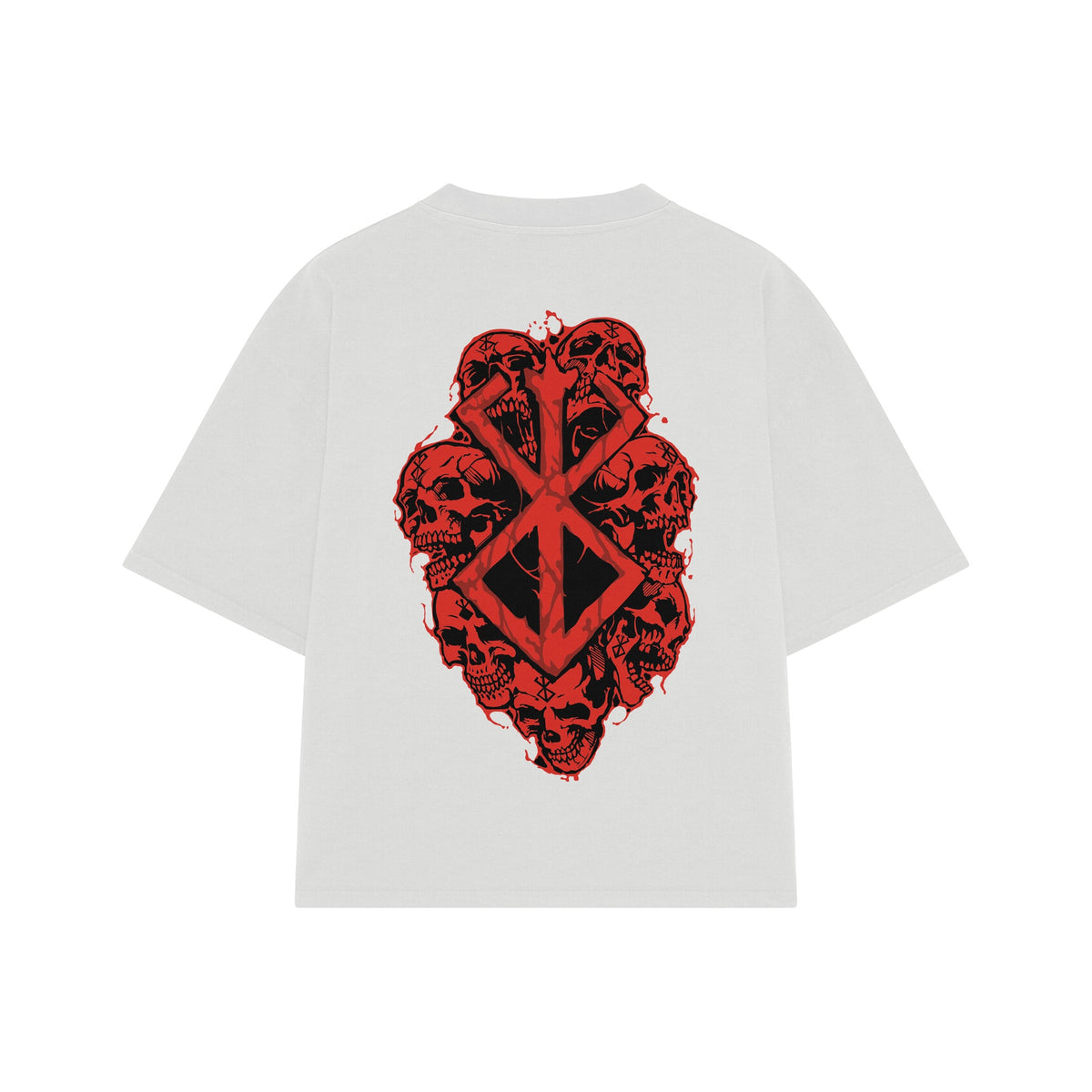 Playera streetwear premium de anime y gaming ExtraLife MX, corte oversized drop shoulder ligero y fresco en color Deep Black y Off-White, moda urbana mexicana de culto.