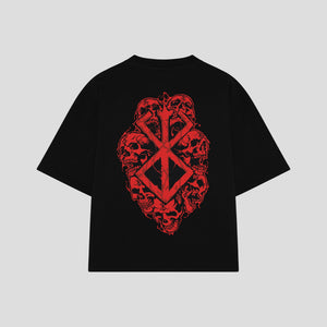 Playera streetwear premium de anime y gaming ExtraLife MX, corte oversized drop shoulder ligero y fresco en color Deep Black y Off-White, moda urbana mexicana de culto.