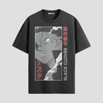 Playera urbana de anime y gaming ExtraLife MX, corte Classic Premium unisex ligero y transpirable en color Deep Black y Pure White, ropa de uso diario para gym y casual.