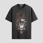 Playera urbana de anime y gaming ExtraLife MX, corte Classic Premium unisex ligero y transpirable en color Deep Black y Pure White, ropa de uso diario para gym y casual.