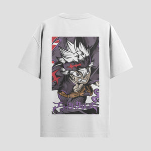 Playera urbana de anime y gaming ExtraLife MX, corte Classic Premium unisex ligero y transpirable en color Deep Black y Pure White, ropa de uso diario para gym y casual.