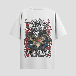 Playera urbana de anime y gaming ExtraLife MX, corte Classic Premium unisex ligero y transpirable en color Deep Black y Pure White, ropa de uso diario para gym y casual.