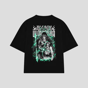 Playera streetwear premium de anime y gaming ExtraLife MX, corte oversized drop shoulder ligero y fresco en color Deep Black y Off-White, moda urbana mexicana de culto.